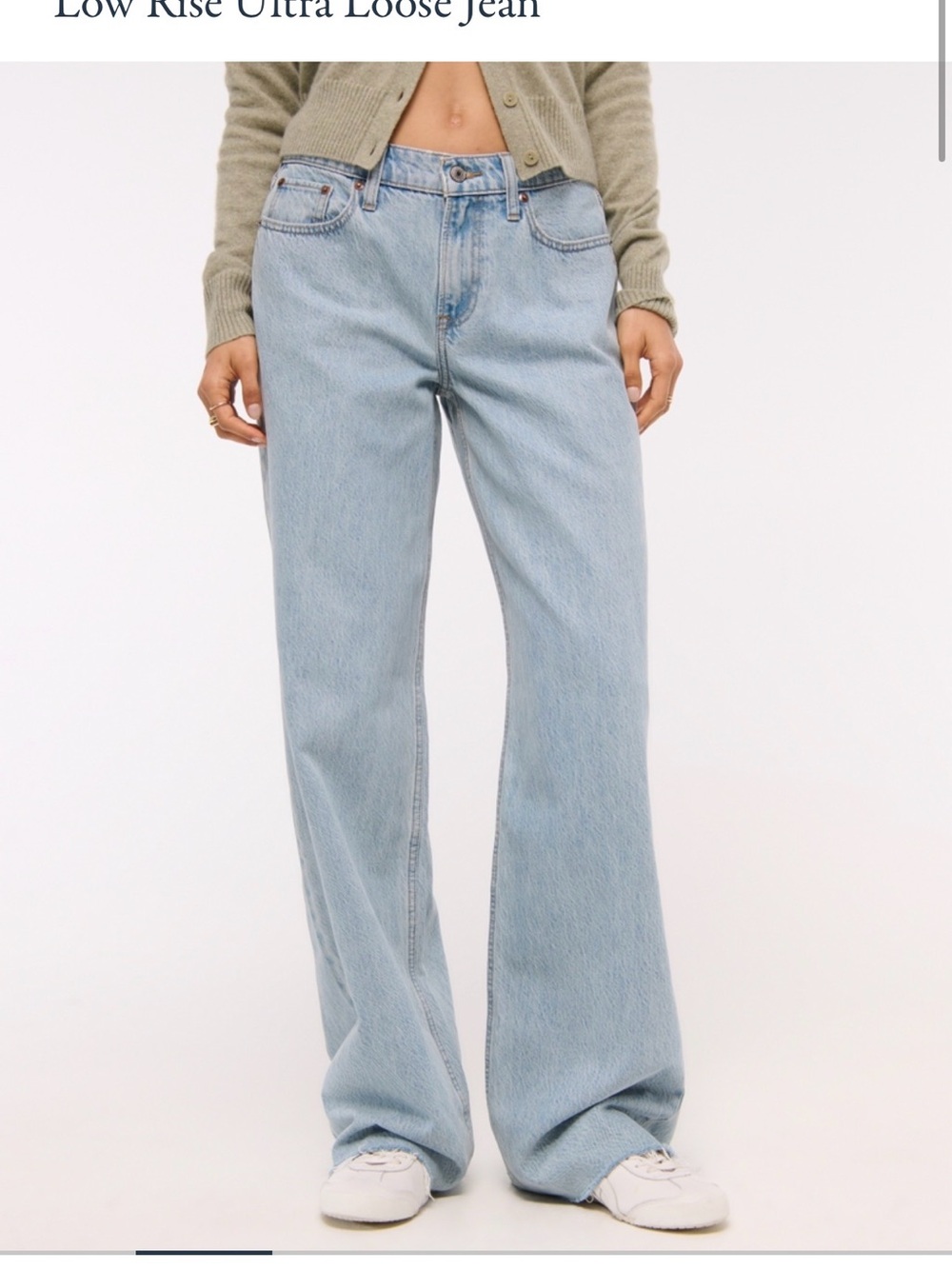Abercrombie Low Rise Ultra Loose Jean